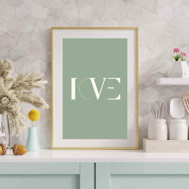 Póster Poster de amor colorido