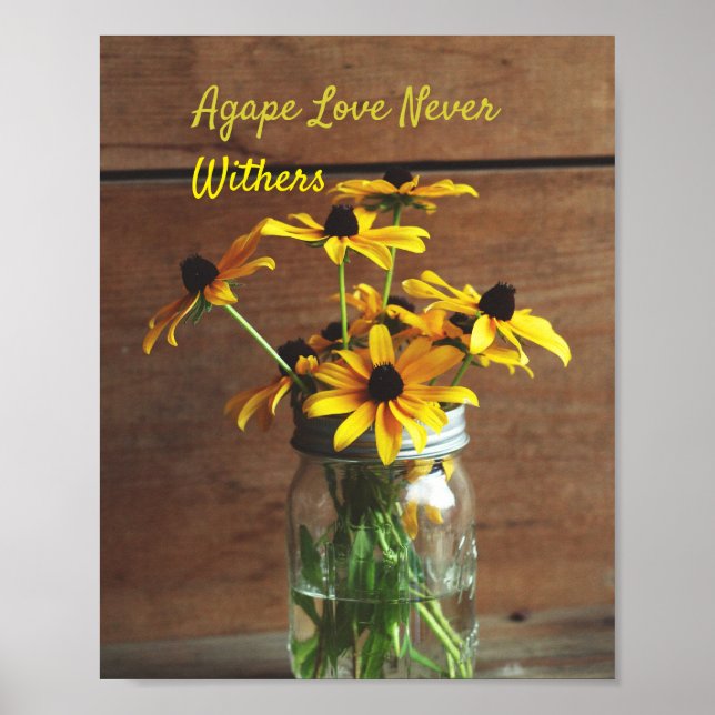 Póster Poster de amor de prótesis agape (Frente)