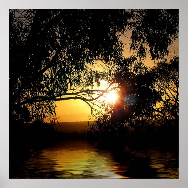 Póster Poster de amor de Sunset (Frente)