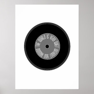 Póster Poster de amor en B&W