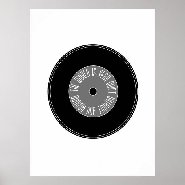 Póster Poster de amor en B&W (Frente)