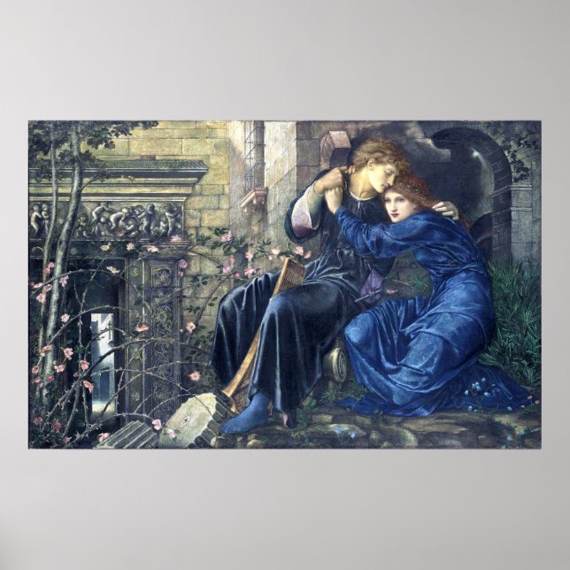 Póster Poster de amor entre las ruinas (Frente)