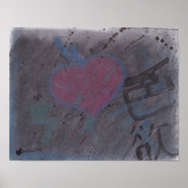 Póster Poster de amor por la lujuria (Frente)