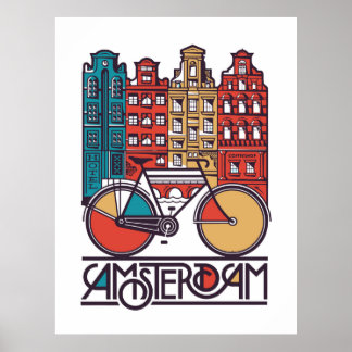 Póster Poster de Ámsterdam