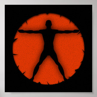 Póster Poster de anatomía de fitness por locura corporal
