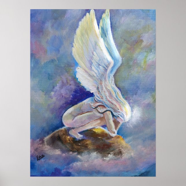 Póster poster de ángel de llanto (Frente)