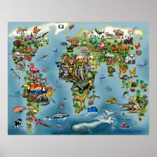 Póster Poster de animales