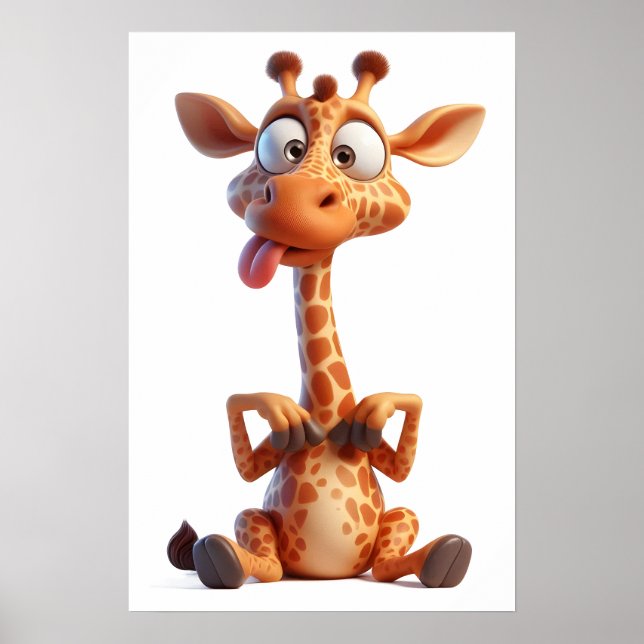 Póster poster de animales Personalizado 3D (Frente)