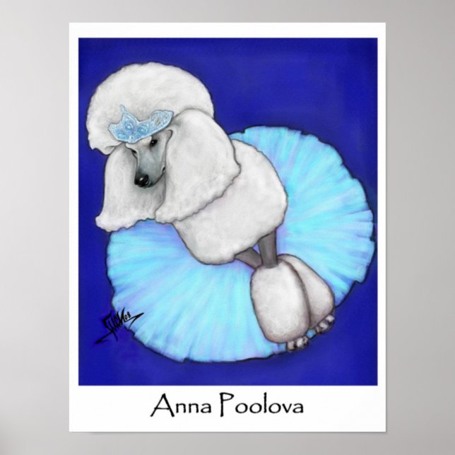 Póster Poster de Anna Poolova Poodle (Frente)