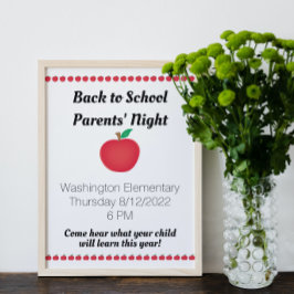 Póster Poster de Apple School