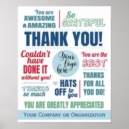 Póster Poster De Apreciación Del Personal De Negocios