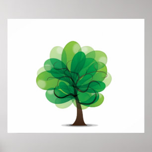 Póster Poster de árbol
