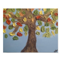 Poster de árbol colorido