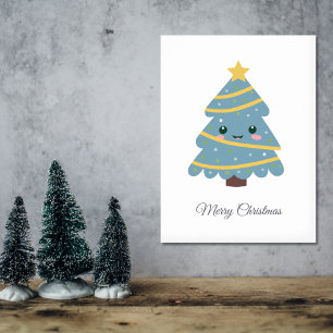 Póster Poster de árbol de Navidad lindo