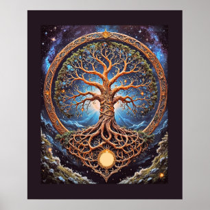 Póster Poster De Árbol De Vida