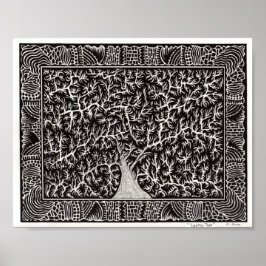 Póster Poster de árbol durmiente