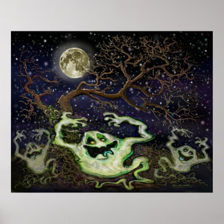 Póster Poster de árbol fantasma