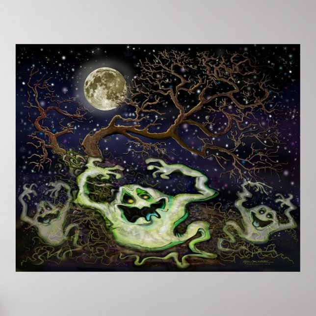 Póster Poster de árbol fantasma (Frente)
