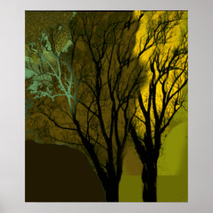 Póster Poster de árbol gráfico