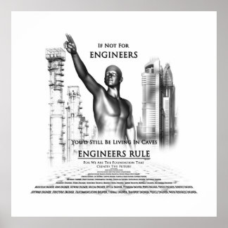 Póster Poster de archivos de reglas de ingenieros