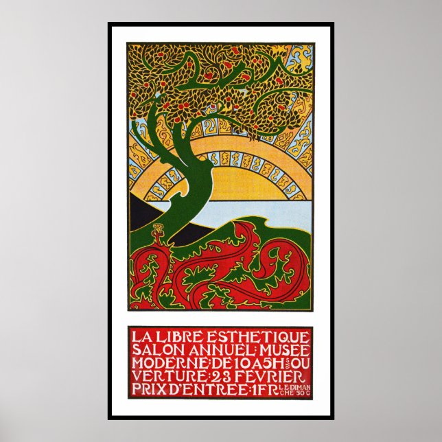 Póster Poster de Art Nouveau: La Libre Esthetique (Frente)