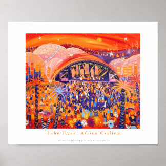 Póster Poster de Arte: Africa Llama a Live 8 El proyecto