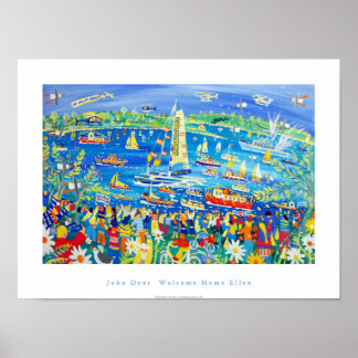 Póster Poster de Arte: Bienvenido a casa Ellen MacArthur.