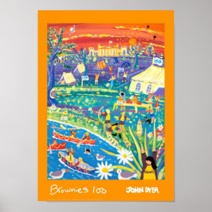 Póster Poster de arte: Brownies 100 años de diversión!