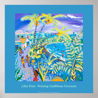 Póster Poster de Arte: Cociendo los cocos caribeños, Cost