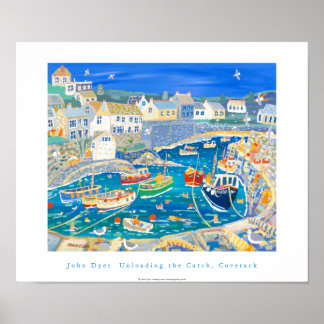 Póster Poster de arte: Descargando la captura, Coverack,