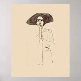PÓSTER POSTER DE ARTE: EGON SCHIELE: RETRATO DE LA MUJER