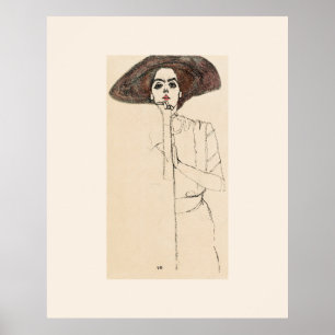 PÓSTER POSTER DE ARTE: EGON SCHIELE: RETRATO DE LA MUJER