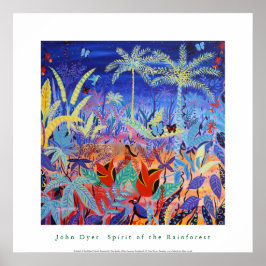 Póster Poster de arte: El espíritu de la selva tropical a