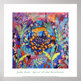 Póster Poster de arte: El espíritu de la selva tropical a