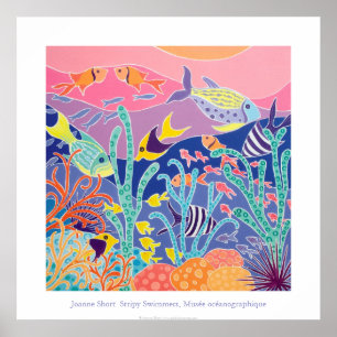 Póster Poster de Arte: El museo de natación en huelga oce
