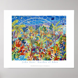 Póster Poster de arte: El proyecto Edén de John Dyer