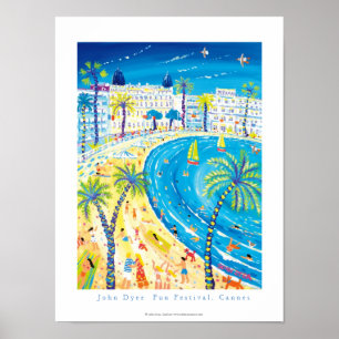 Póster Poster de Arte: Festival de la Diversión de Cannes
