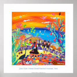 Póster Poster de Arte: Festival de papas Isla Taquile