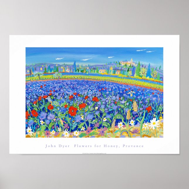 Póster Poster de arte: Flores para la miel, Provenza. Cai (Frente)
