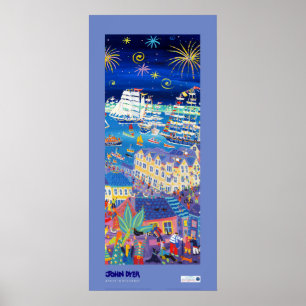 Póster Poster de arte: Grandes barcos y pequeños buques 2