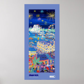 Póster Poster de arte: Grandes barcos y pequeños buques 2