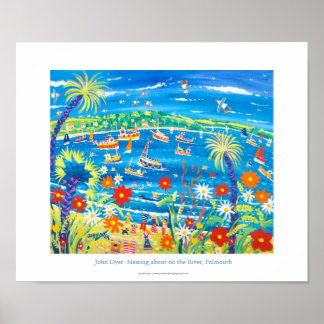 Póster Poster de arte: Hablando sobre el río, Falmouth
