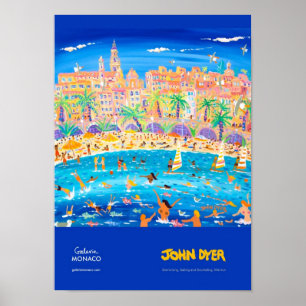 Póster Poster de Arte: Natación, vela y buceo libre, Ment