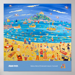 Póster Poster de Arte: Niños esquimales en el Monte de Sa