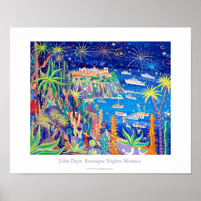 Póster Poster de Arte: "Noches Exoticas, Mónaco" (Frente)