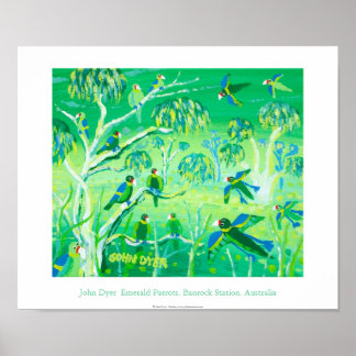 Póster Poster de Arte: Parrots de Esmeralda, Estación Ban