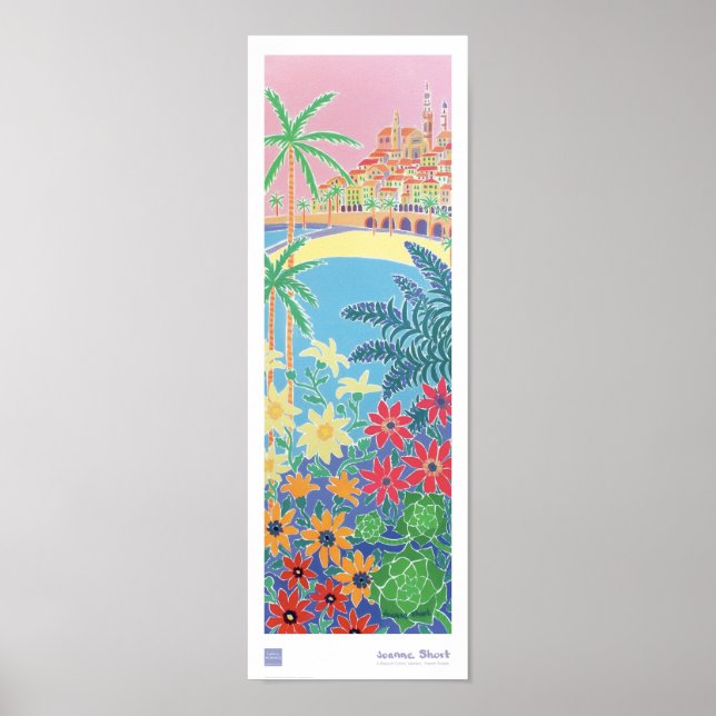 Póster Poster de Arte: Riviera Francesa, Menton (Frente)