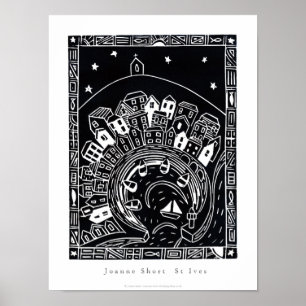 Póster Poster de Arte: St Ives, Cornwall. Imagen de corte