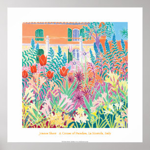 Póster Poster de arte: Un rincón del paraíso, La Mortola,