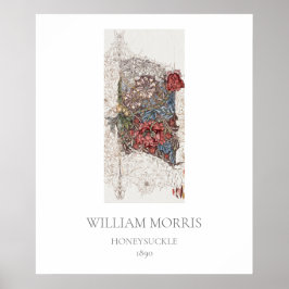 PÓSTER POSTER DE ARTE: WILLIAM MORRIS :HONEYSUCKLE